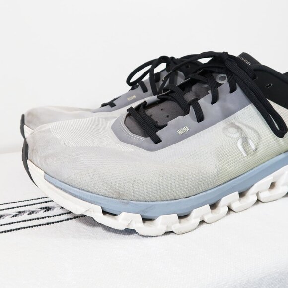 On Running Athletic Shoes - Black, Gray, White - Picture 3 of 15